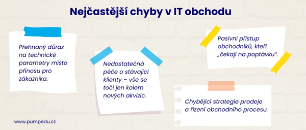 Nejčastější chyby v IT obchodu